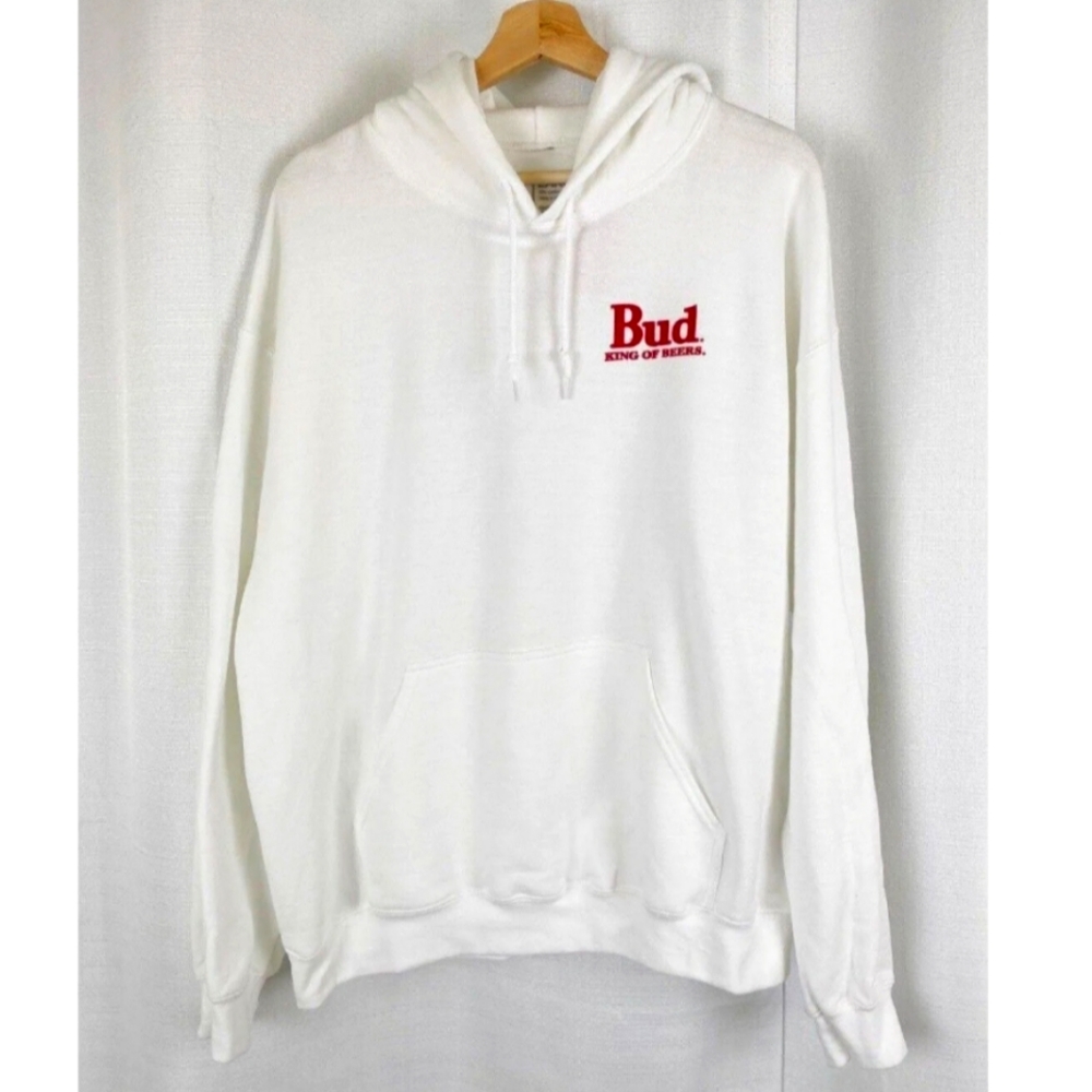 NWOT Men's Bud King of Beer Hoodie - Picture 5 of 6